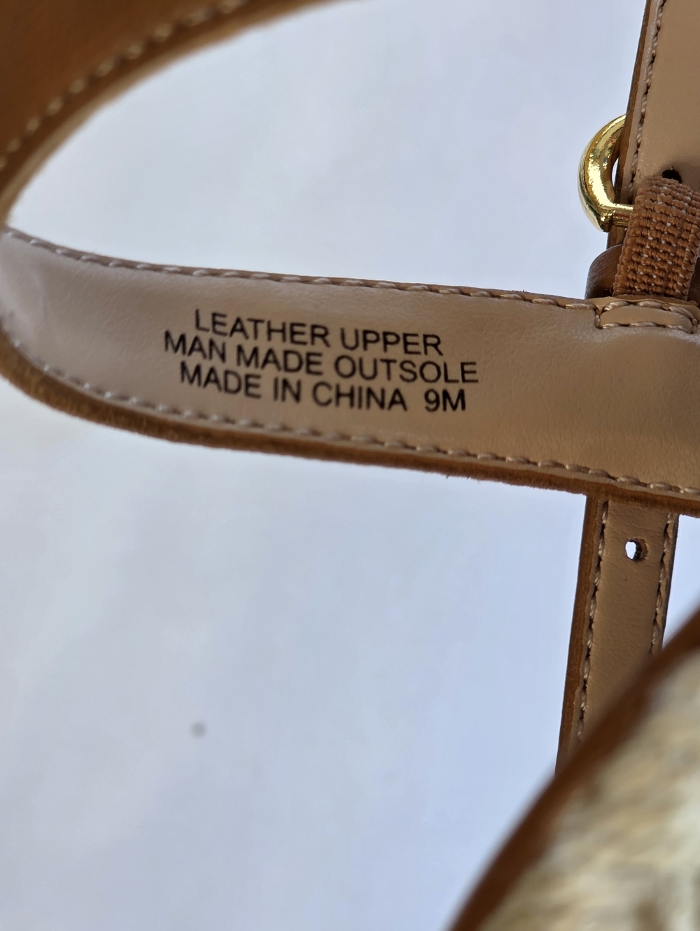 Talbots Pamela Woven Nappa Wedge Sandals Size 9 NEW - Picture 8 of 9